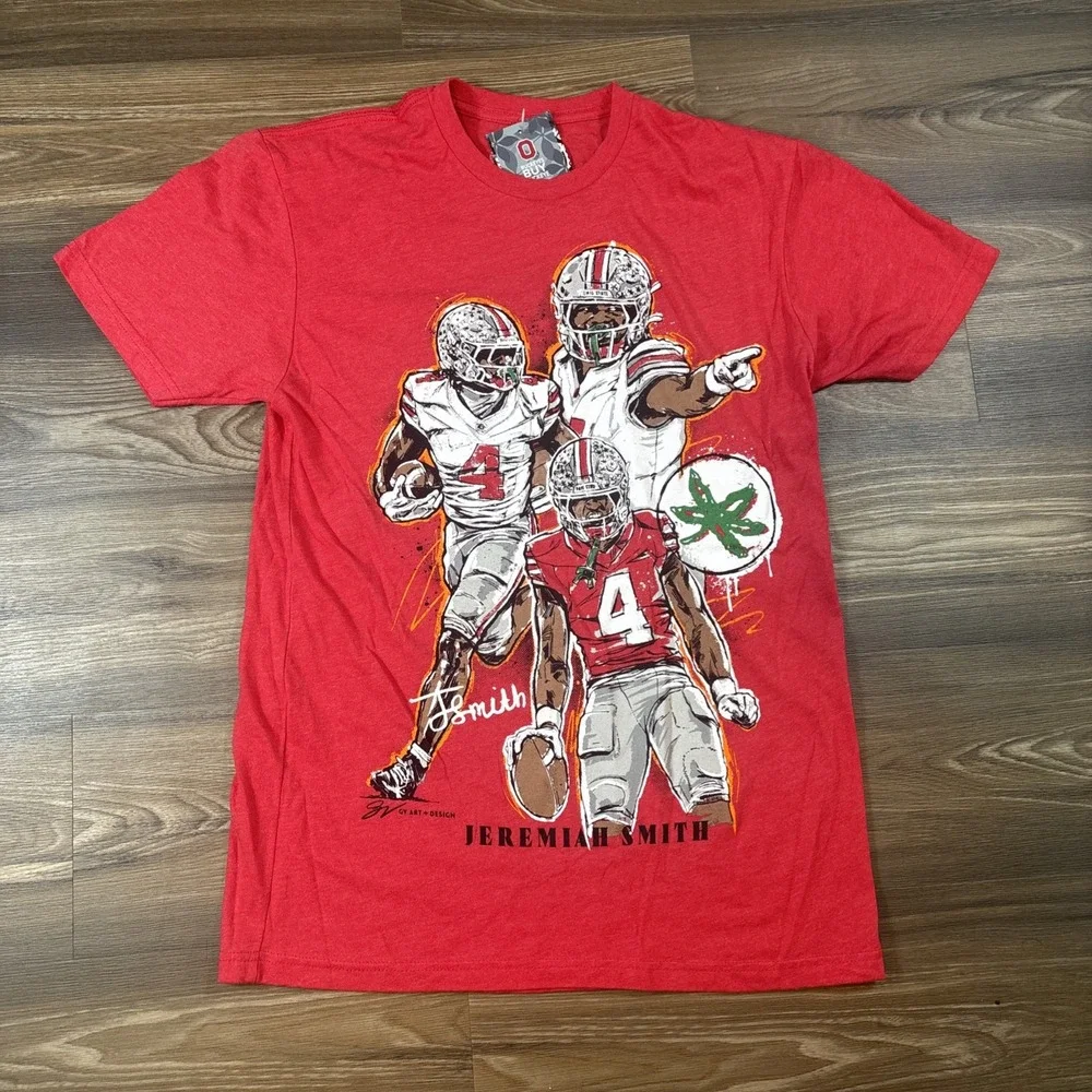 Gv Art + Design Ohio State Buckeyes Jeremiah Smith T Shirt Size M